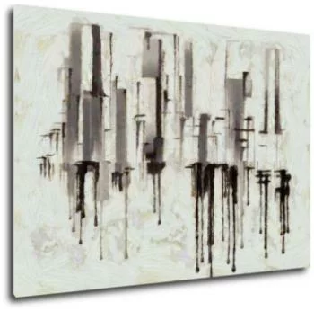 Obraz City drip - abstrakcyjne malarstwo - obrazek 3