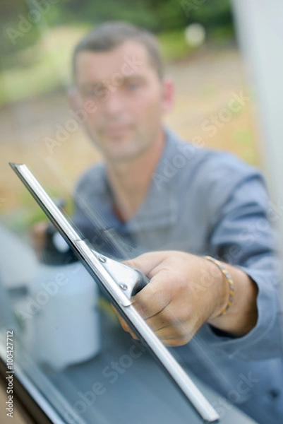 Fototapeta window cleaner