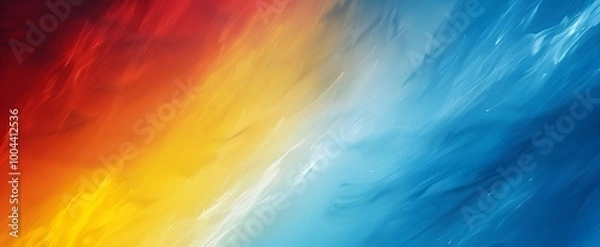 Fototapeta Abstract Gradient Background with Red, Yellow, and Blue