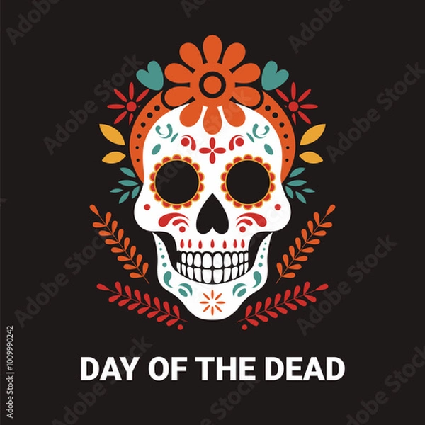 Fototapeta Day of the Dead background.