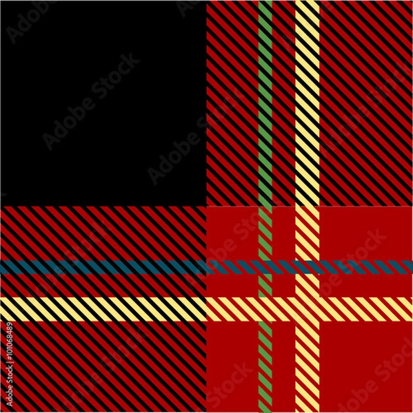 Fototapeta Tartan pattern vector