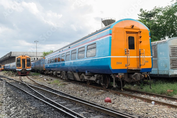 Fototapeta Thai railway train