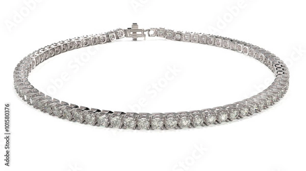 Fototapeta Diamond tennis bracelet