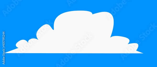 Fototapeta set of clouds element  for illustration decoration white sky with other variant