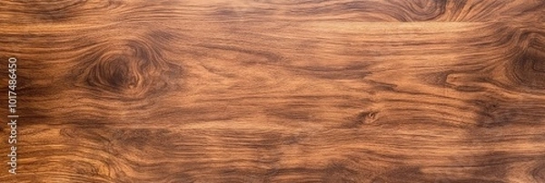 Fototapeta Rich Walnut Wood Texture 