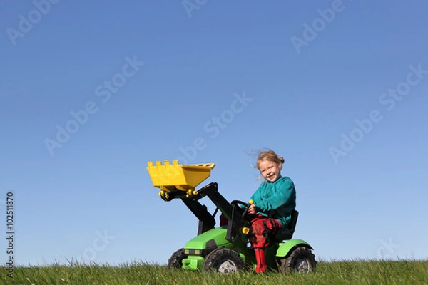 Fototapeta Tractor