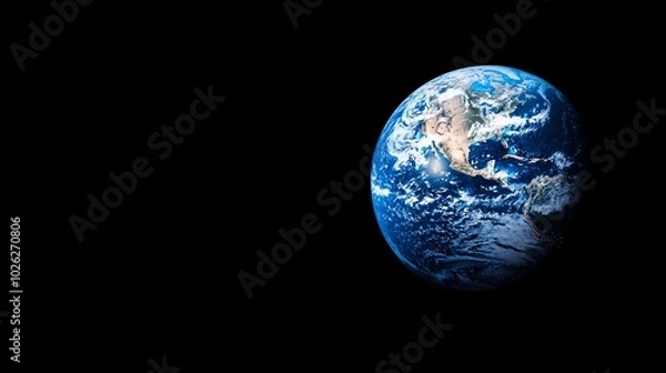 Fototapeta Earth from the perspective of the universe