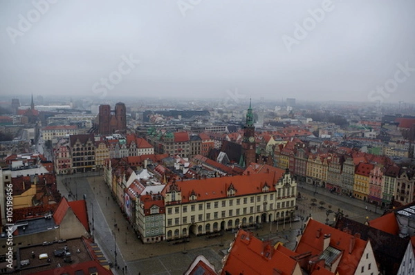 Fototapeta wrocław we mgle