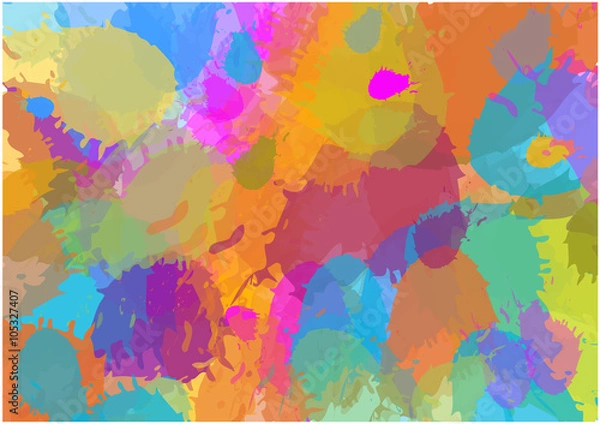 Fototapeta colorful vector splash background