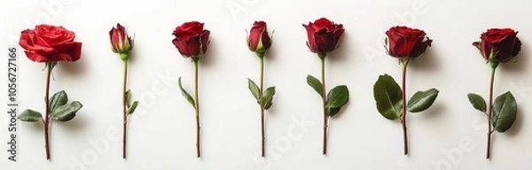 Fototapeta Stunning Red Roses Arrangement