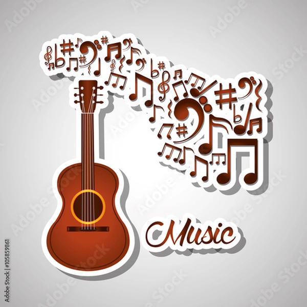 Obraz Music icon design