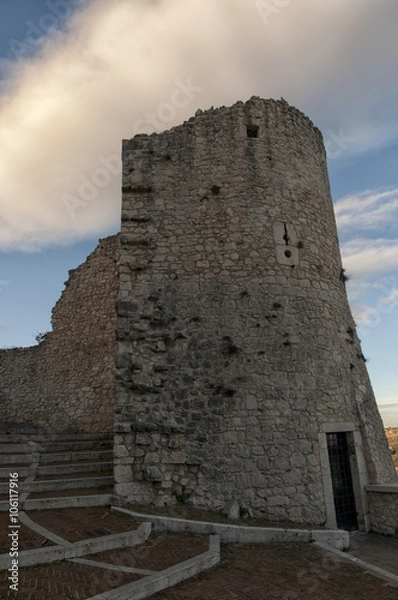 Fototapeta Torre della chiesa di San Bartolomeo Campobasso