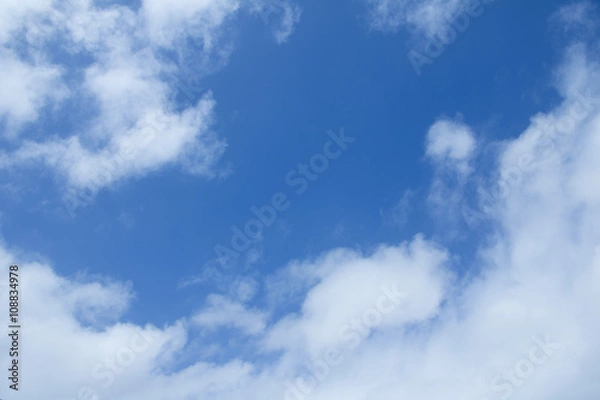 Fototapeta blue sky and clouds