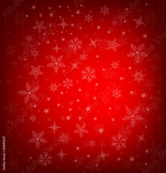 Fototapeta Abstract Snowy Xmas Background