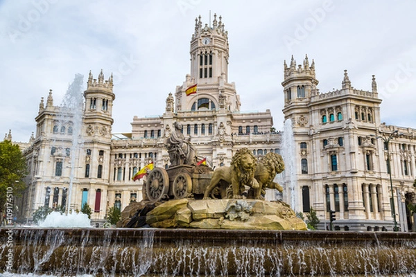 Fototapeta Cibeles fountain in Madrid