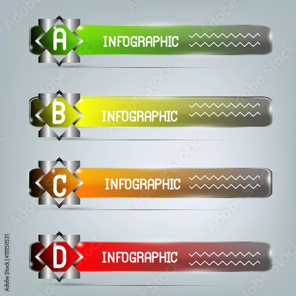 Fototapeta Glass for infographic0