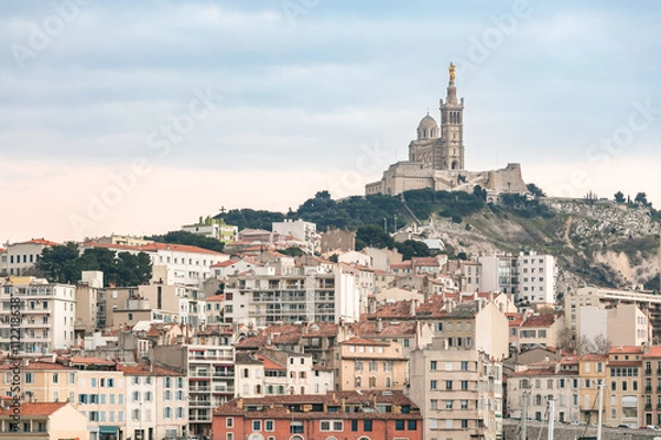 Fototapeta Marseille France sunset