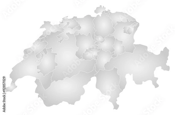 Fototapeta Map - Swizerland