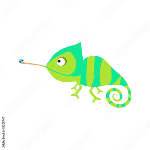 Fototapeta chameleon icon