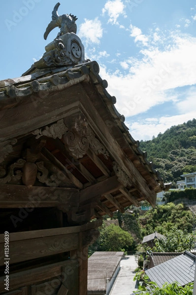 Fototapeta 金比羅宮　山門の屋根