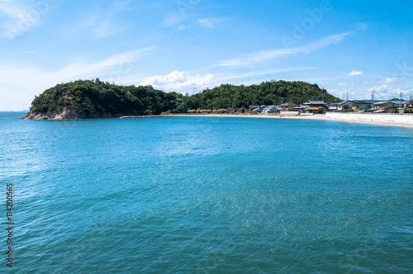 Fototapeta 香川県　直島の岬