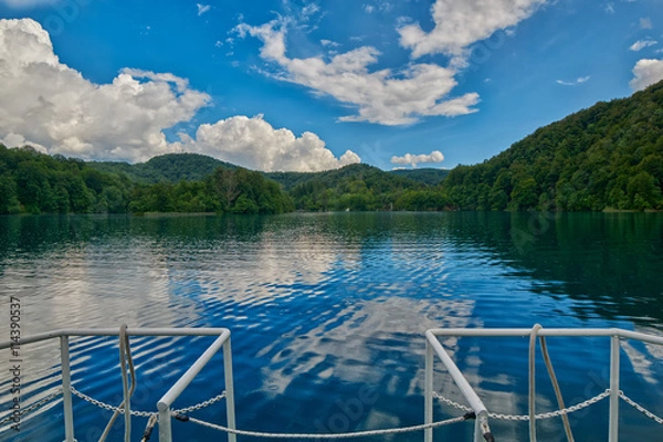 Fototapeta Plitvice Lakes Boat Cruise