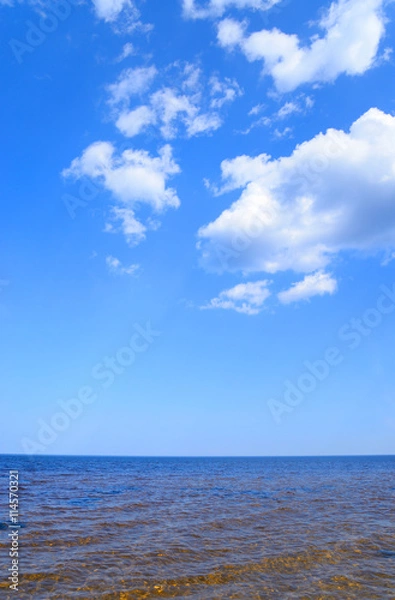 Fototapeta Ladoga lake by day.