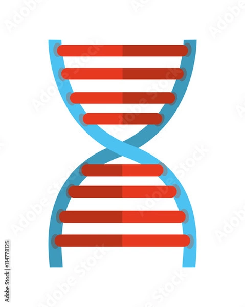 Obraz dna molecule isolated icon design