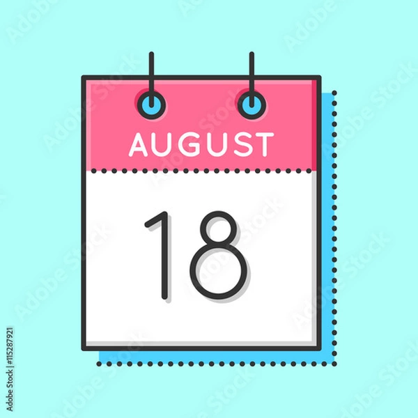 Fototapeta Vector Calendar Icon