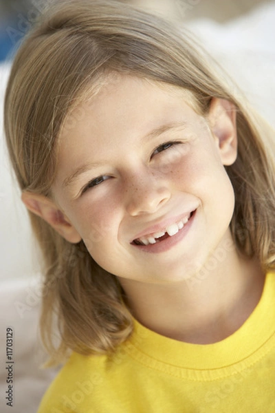 Obraz Portrait Of Girl Smiling