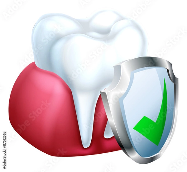 Fototapeta Tooth and Gum Protection Concept