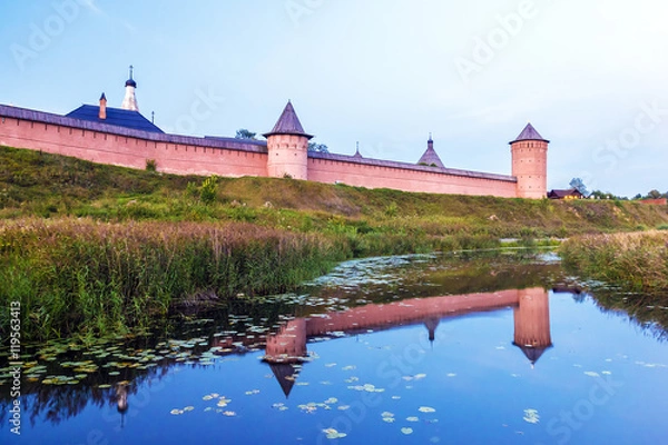 Fototapeta Monastery of Saint Euthymius in Suzdal. gold ring of Russia