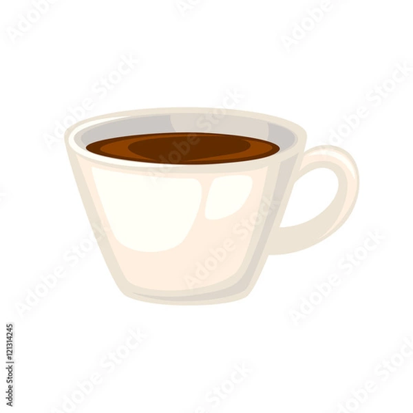 Fototapeta Cup of coffee. Vector Illustration.