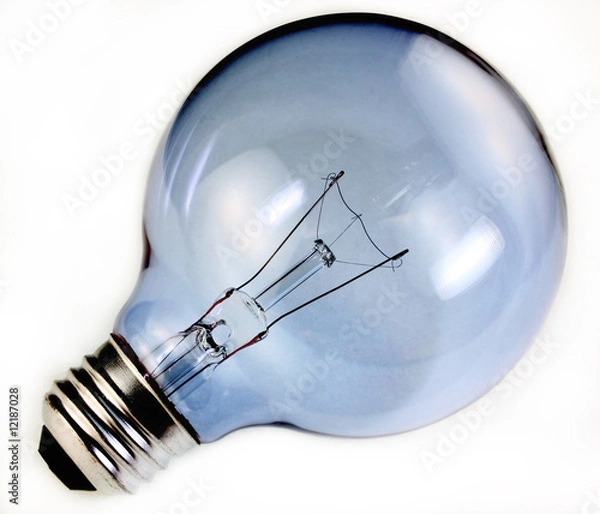 Fototapeta Blue light bulb