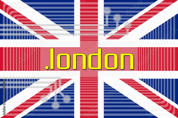 Fototapeta Dot LONDON domain name