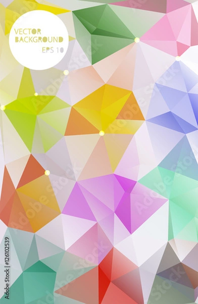 Fototapeta Abstract polygonal background