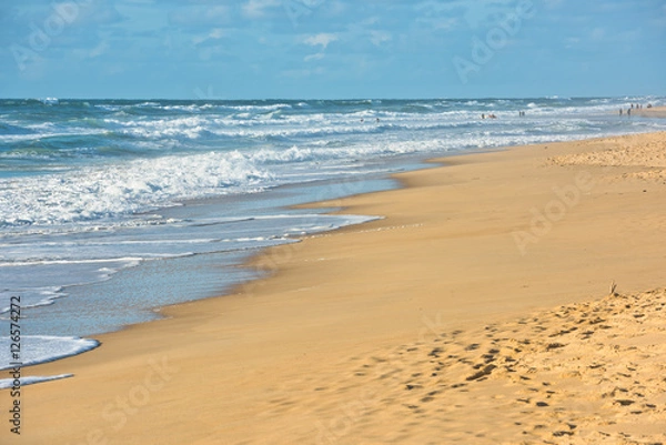 Fototapeta Sand beach, France