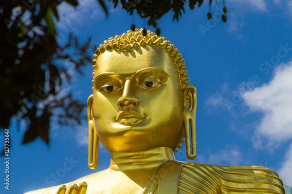 Fototapeta Golden Buddha, Dambulla, Sri Lanka