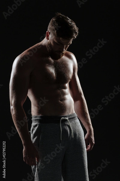 Fototapeta Cool naked athletic man