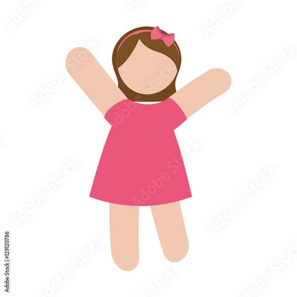 Fototapeta faceless woman icon image vector illustration design 