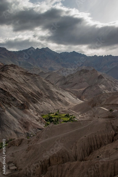 Fototapeta View from Lamayuru monastary