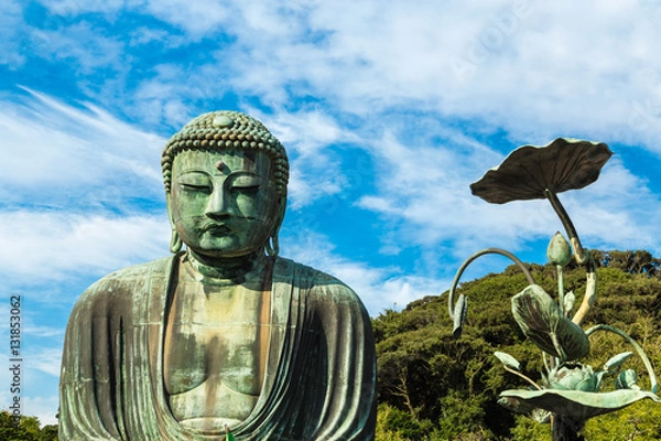 Obraz The Great Buddha in Kamakura.  Located in Kamakura, Kanagawa Prefecture Japan.