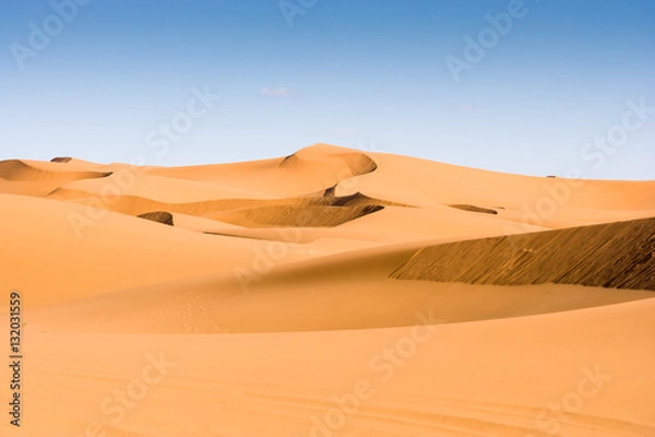 Obraz Sunset at the dunes of Hassi Labiad, Morocco