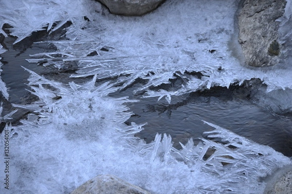 Fototapeta rivière gelée