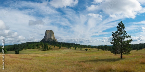 Fototapeta Devils Tower Panorama during the day 