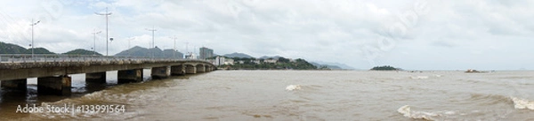 Fototapeta Bridge on the river