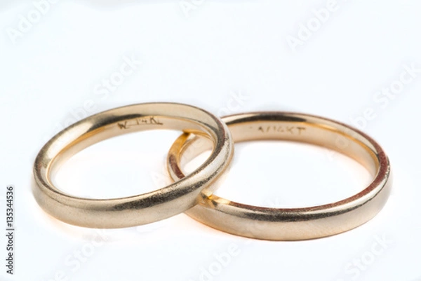 Fototapeta Wedding bands
