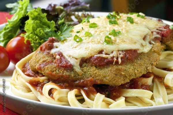 Fototapeta Chicken Parmigiana