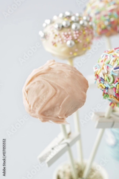 Fototapeta Cake pops cookies