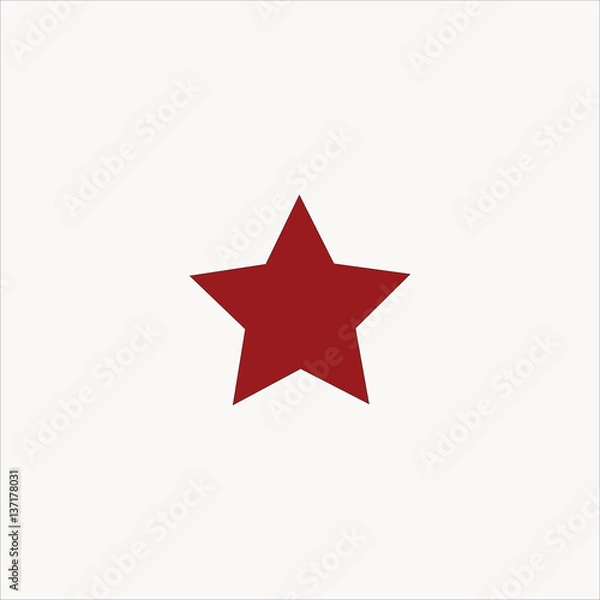 Fototapeta star icon flat design